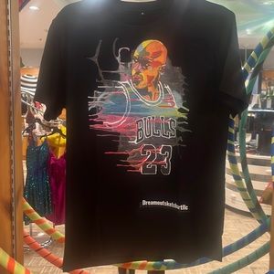 Michael Jordan Original art printed on fitted T shirt